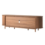 Meuble TV moderne Middlebrook Designs Reeded de 70 po avec rangement ouvert