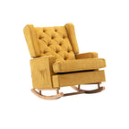 Fauteuil à bascule capitonné moderne 33.8