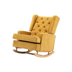 Fauteuil à bascule capitonné moderne 33.8