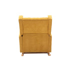Fauteuil à bascule capitonné moderne 33.8