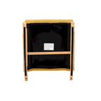 Fauteuil à bascule capitonné moderne 33.8