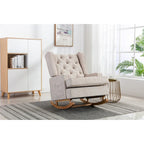 Fauteuil à bascule capitonné moderne 33.8