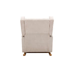 Fauteuil à bascule capitonné moderne 33.8
