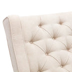 Fauteuil à bascule capitonné moderne 33.8