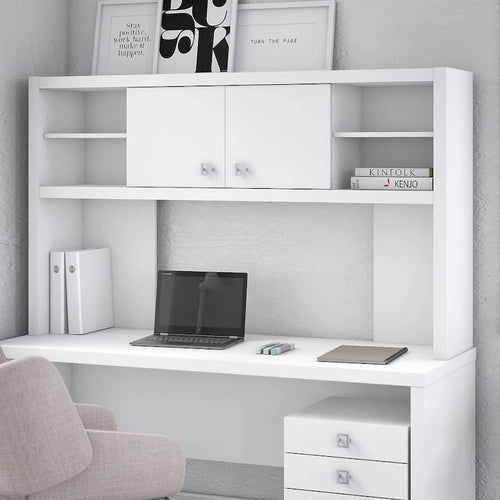 Hutch 60W avec portes coulissantes – Blanc pur / Sable gris / Érable anthracite / Gris moderne, Un seul utilisateur