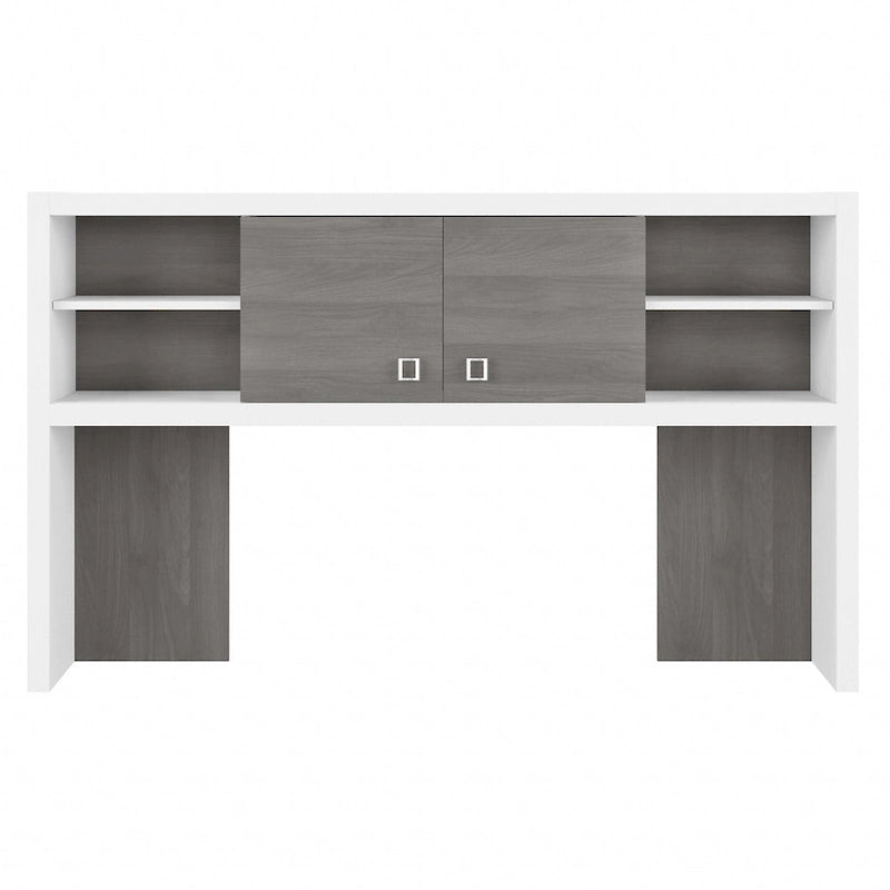 Hutch 60W avec portes coulissantes – Blanc pur / Sable gris / Érable anthracite / Gris moderne, Un seul utilisateur