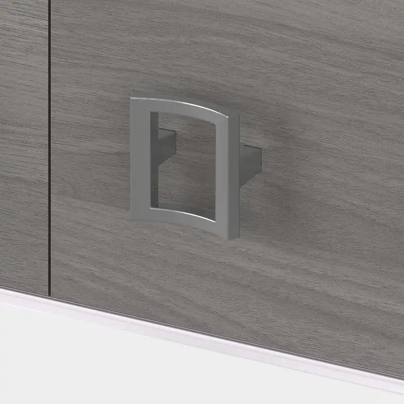 Hutch 60W avec portes coulissantes – Blanc pur / Sable gris / Érable anthracite / Gris moderne, Un seul utilisateur