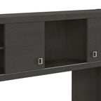 Hutch 60W avec portes coulissantes – Blanc pur / Sable gris / Érable anthracite / Gris moderne, Un seul utilisateur