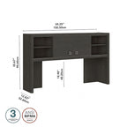 Hutch 60W avec portes coulissantes – Blanc pur / Sable gris / Érable anthracite / Gris moderne, Un seul utilisateur