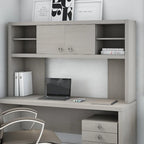 Hutch 60W avec portes coulissantes – Blanc pur / Sable gris / Érable anthracite / Gris moderne, Un seul utilisateur