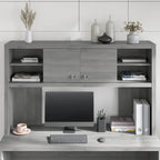 Hutch 60W avec portes coulissantes – Blanc pur / Sable gris / Érable anthracite / Gris moderne, Un seul utilisateur