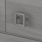 Hutch 60W avec portes coulissantes – Blanc pur / Sable gris / Érable anthracite / Gris moderne, Un seul utilisateur