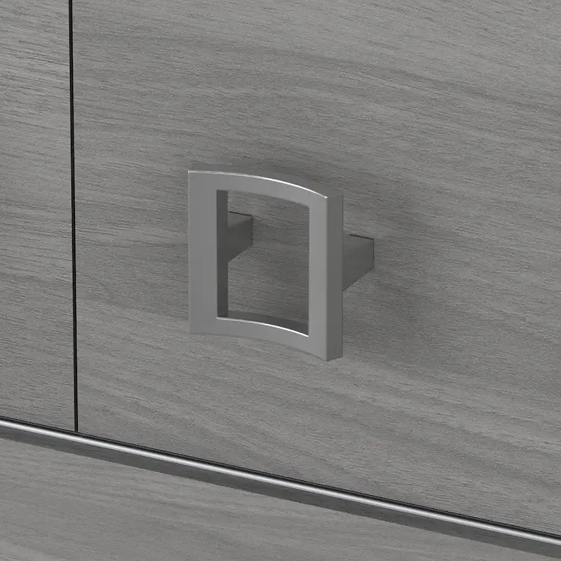 Hutch 60W avec portes coulissantes – Blanc pur / Sable gris / Érable anthracite / Gris moderne, Un seul utilisateur