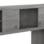 Hutch 60W avec portes coulissantes – Blanc pur / Sable gris / Érable anthracite / Gris moderne, Un seul utilisateur