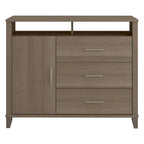 Crédence de bureau avec tiroirs, 4 options de couleur