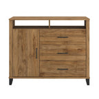 Crédence de bureau avec tiroirs, 4 options de couleur