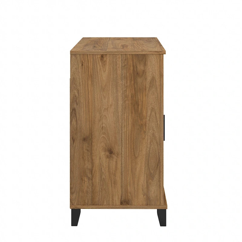 Crédence de bureau avec tiroirs, 4 options de couleur