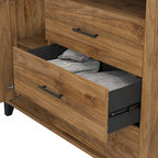 Crédence de bureau avec tiroirs, 4 options de couleur