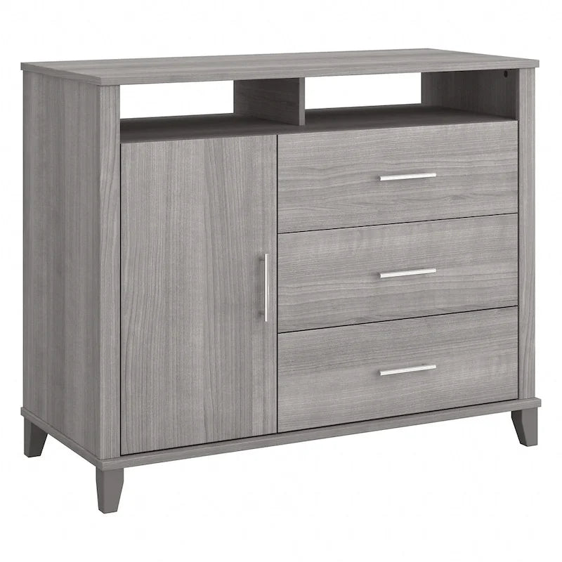 Crédence de bureau avec tiroirs, 4 options de couleur