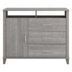 Crédence de bureau avec tiroirs, 4 options de couleur