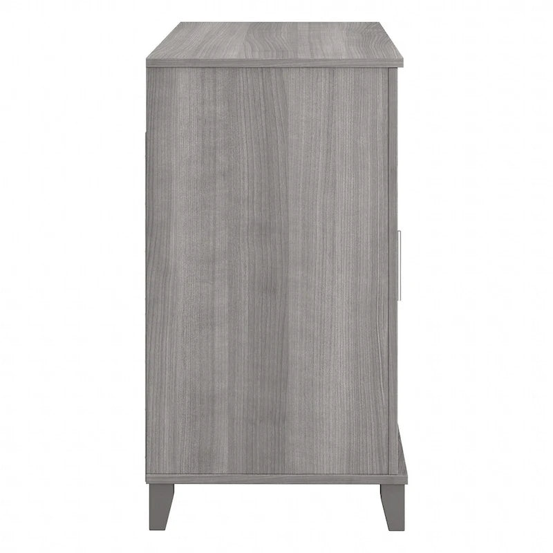 Crédence de bureau avec tiroirs, 4 options de couleur