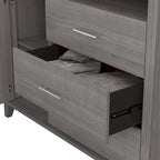 Crédence de bureau avec tiroirs, 4 options de couleur