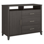 Crédence de bureau avec tiroirs, 4 options de couleur