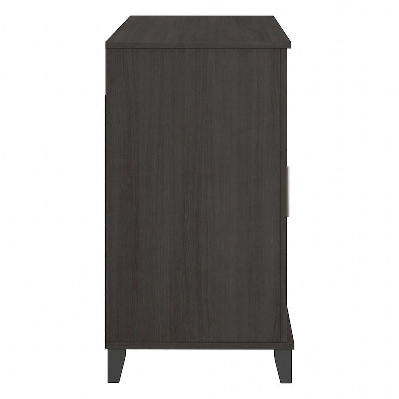 Crédence de bureau avec tiroirs, 4 options de couleur