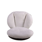 Fauteuil d'appoint pivotant noir et bleu marine | Chenille et similicuir | Siège unique