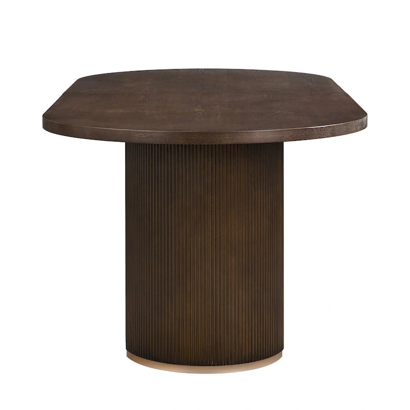 Christopher Knight Home - Table à manger ovale en bois style moderne Eleanor