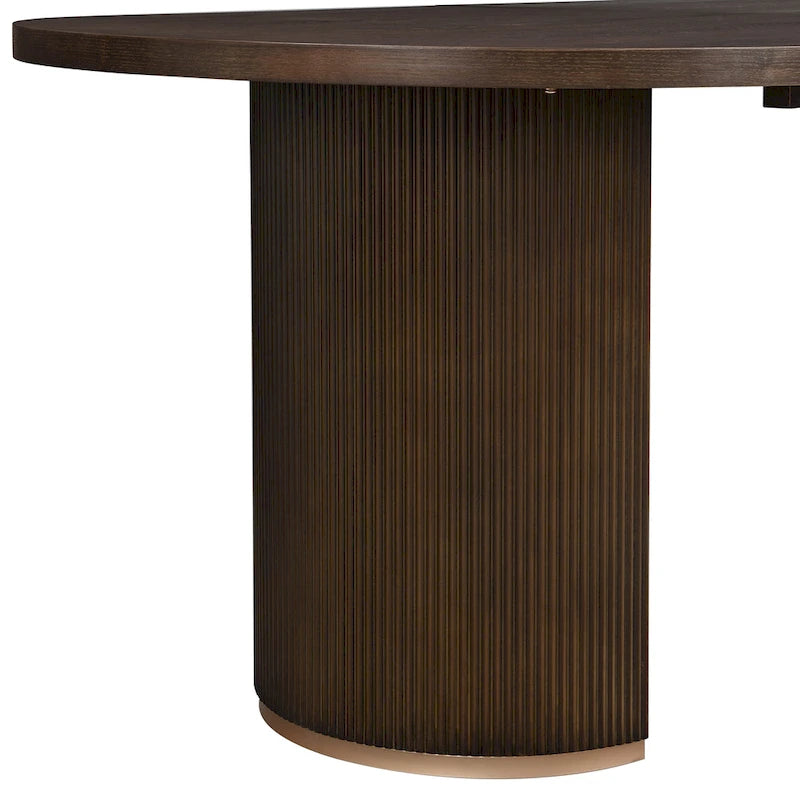 Christopher Knight Home - Table à manger ovale en bois style moderne Eleanor