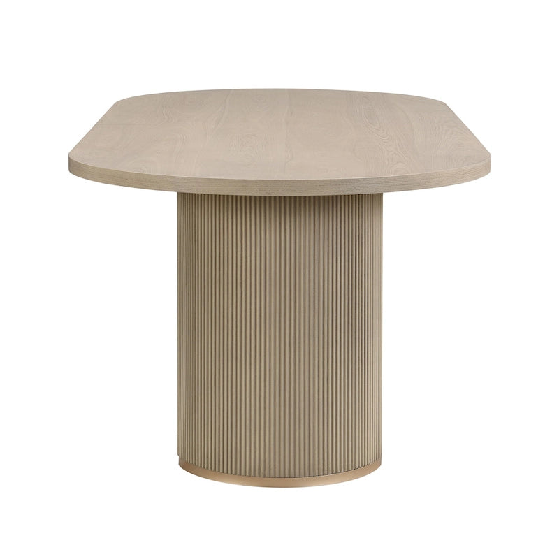 Christopher Knight Home - Table à manger ovale en bois style moderne Eleanor