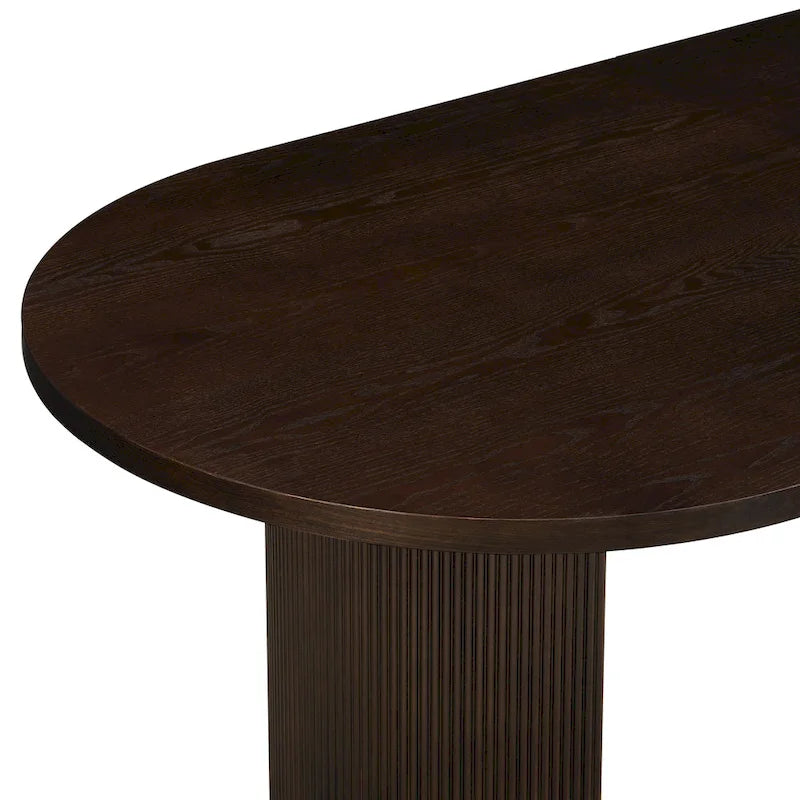 Christopher Knight Home - Table à manger ovale en bois style moderne Eleanor