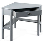 Gymax Bureau d'angle pour ordinateur portable avec tiroir