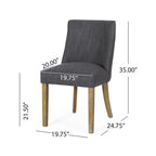 Chaise de salle à manger rembourrée, garniture cloutée, pieds en bois fuselés, lot de 4 – Naturel + Anthracite/Beige/Blanc+Bleu