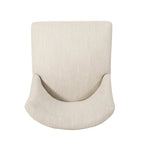 Chaise de salle à manger rembourrée, garniture cloutée, pieds en bois fuselés, lot de 4 – Naturel + Anthracite/Beige/Blanc+Bleu