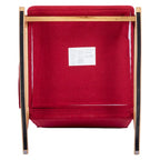 Fauteuil à bascule avec pouf pour salon