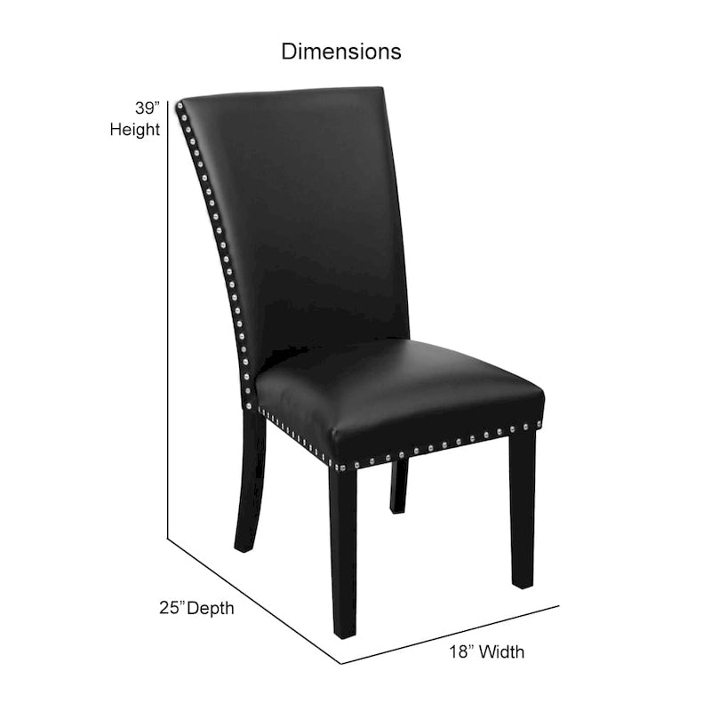 Ensemble de salle à manger en ébène noir et marbre blanc, 4 à 6 places