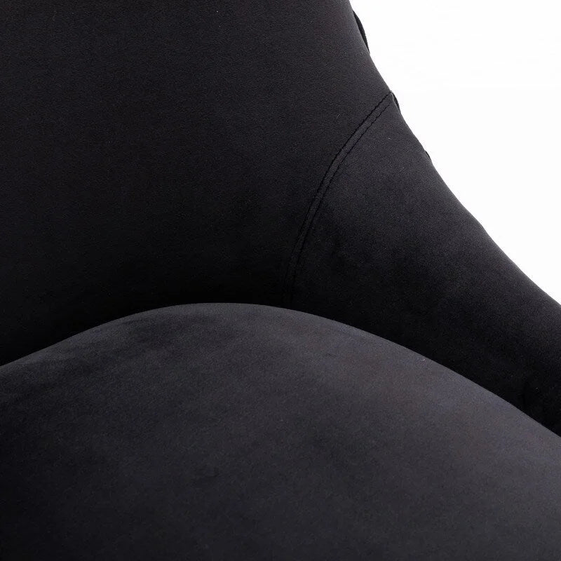 Lot de 2 chaises de salle à manger en tissu capitonné beige/gris/noir/orange avec poignée arrière