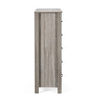 Commode à 5 tiroirs | Fini aspect bois | Chêne gris Sonoma / Noyer / Chêne Sonoma / Marron moyen | Individuel