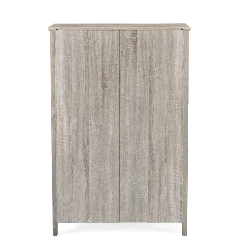 Commode à 5 tiroirs | Fini aspect bois | Chêne gris Sonoma / Noyer / Chêne Sonoma / Marron moyen | Individuel