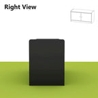 Banc de rangement pour chaussures d'entrée avec 2 portes et coussin d'assise rembourré
