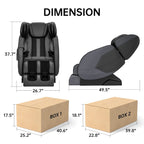 Fauteuil de massage corporel chauffant Ukuowu Favor-MM350 avec mode zéro gravité et lecteur de musique Bluetooth