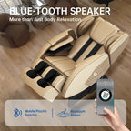 Fauteuil de massage corporel chauffant Ukuowu Favor-MM350 avec mode zéro gravité et lecteur de musique Bluetooth