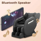 Fauteuil de massage corporel chauffant Ukuowu Favor-MM350 avec mode zéro gravité et lecteur de musique Bluetooth