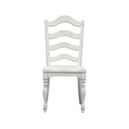 Ensemble de 5 pièces en chêne cérusé Magnolia Manor avec rallonges escamotables