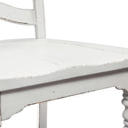 Ensemble de 5 pièces en chêne cérusé Magnolia Manor avec rallonges escamotables