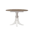 Ensemble de 5 pièces en chêne cérusé Magnolia Manor avec rallonges escamotables