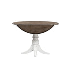 Ensemble de 5 pièces en chêne cérusé Magnolia Manor avec rallonges escamotables