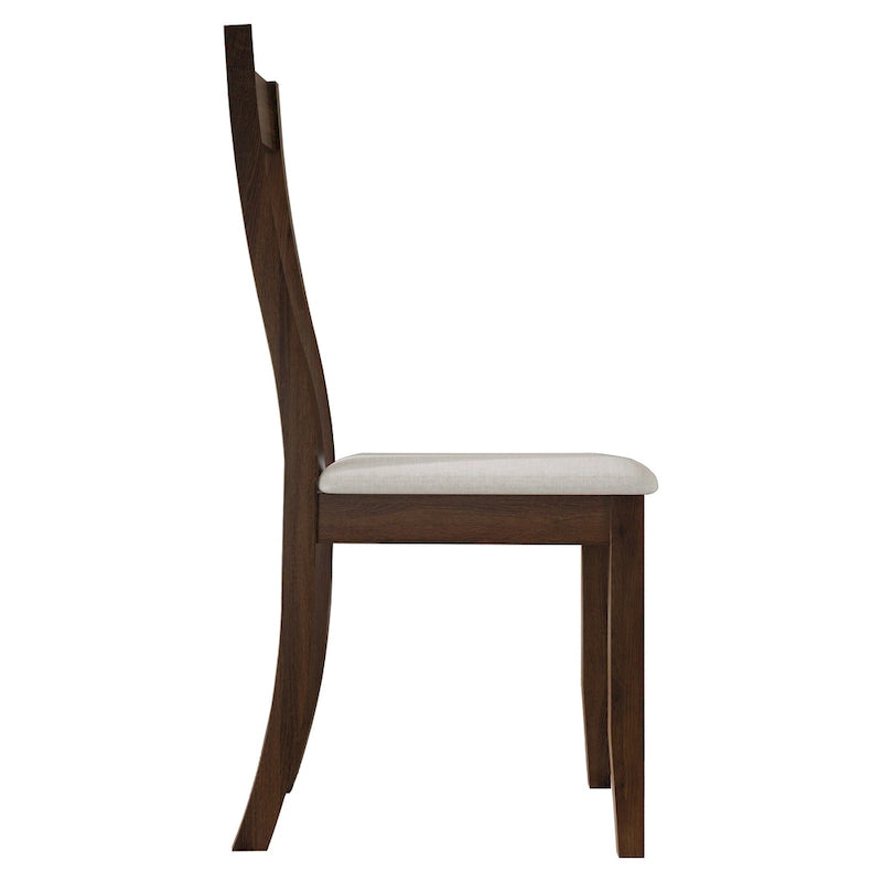 Chaises de salle à manger en bois de style vintage CraftPorch (Lot de 2) - S.O.